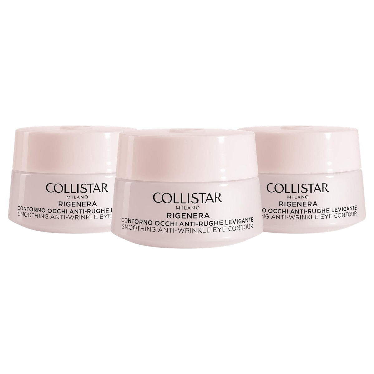 Collistar Rigenera Verzachtende Anti-Rimpel Oogcontourcrème 15 ml - 3-pack