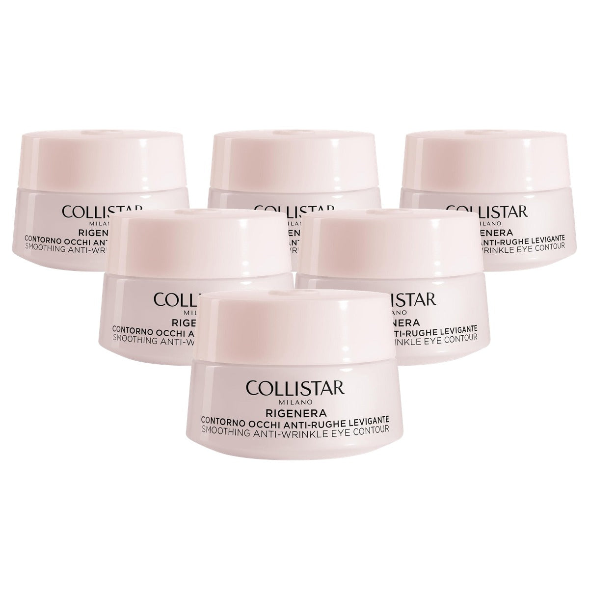 Collistar Rigenera Verzachtende Anti-Rimpel Oogcontourcrème 15 ml - 6-pack