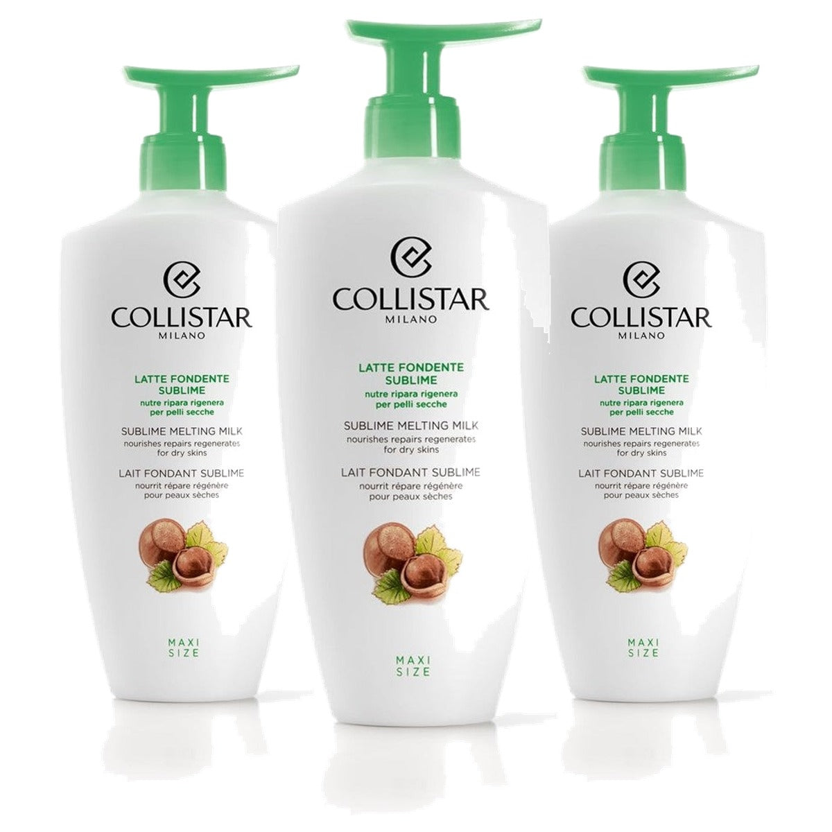 Collistar Smeltende Lichaamscrème met Sheaboter en Jojoba-Olie 400 ml - 3-pack