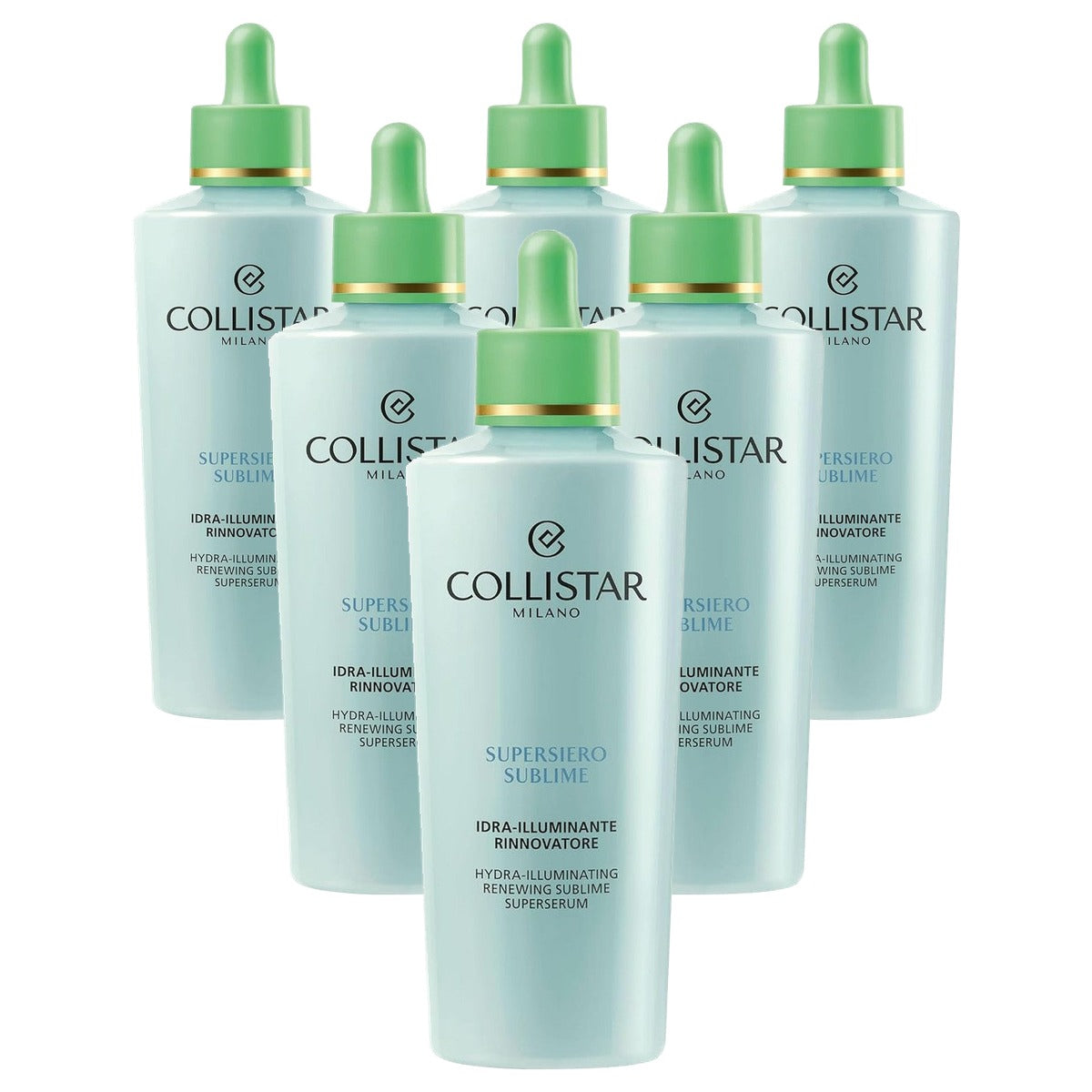 Collistar Superserum Sublime Hydra-Illuminating Lichaamsserum 200 ml - 6-pack