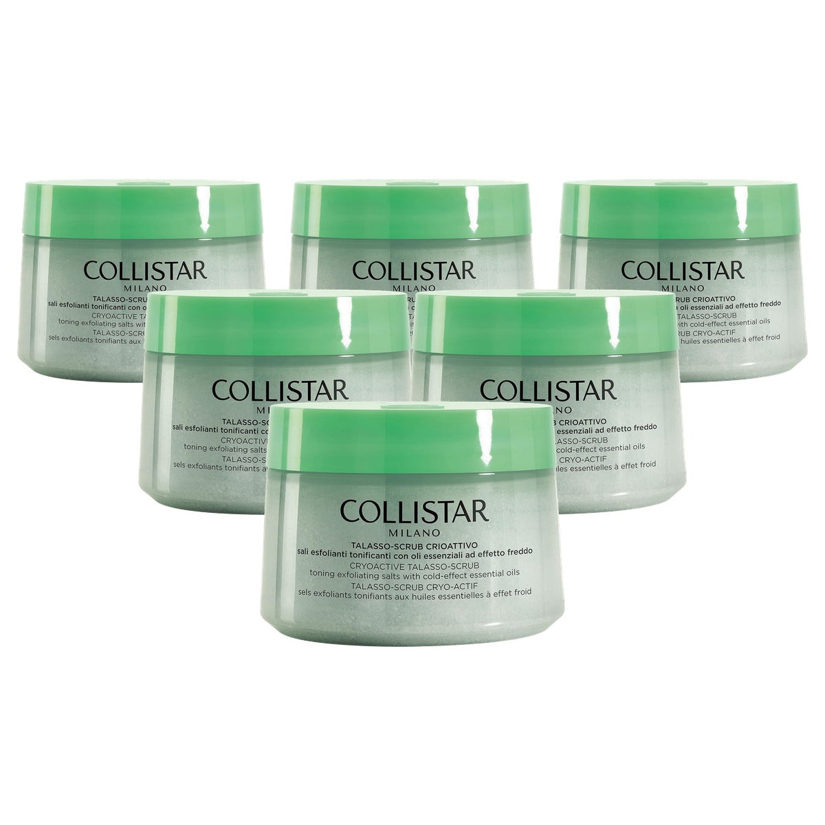 Collistar Talasso Crioactief Lichaamsscrub met Koudeffect 700 g - 6-pack