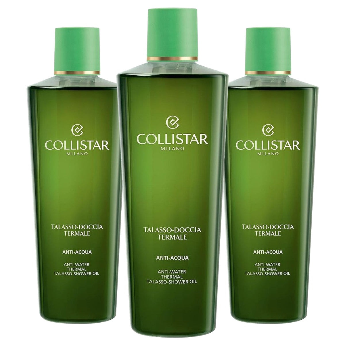 Collistar Talasso Thermische Douche-Olie met Italiaans Thermaal Water 400 ml - 3-pack