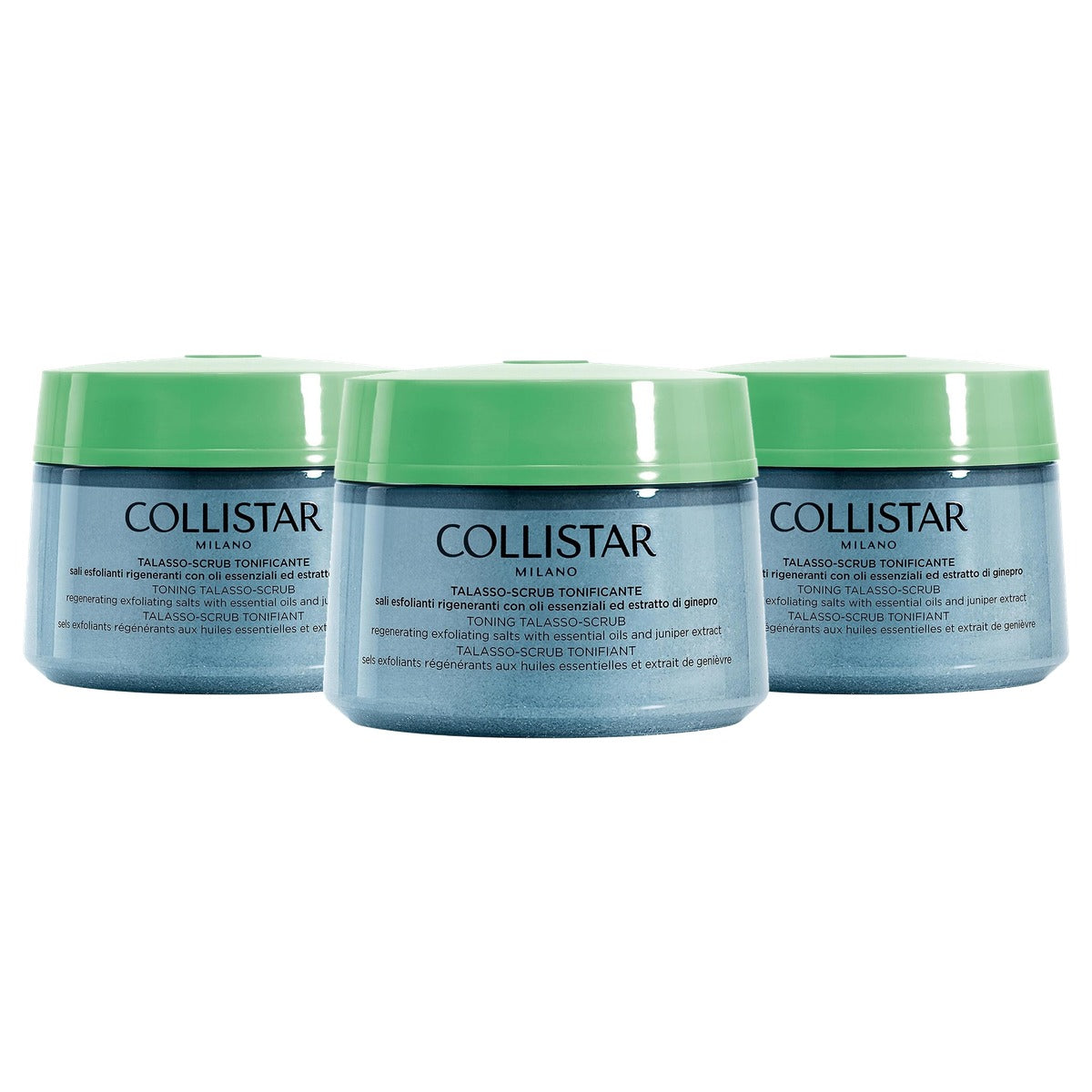 Collistar Thalasso-Peeling met Zeezouten en Jeneverbes-Extract 700 g - 3-pack