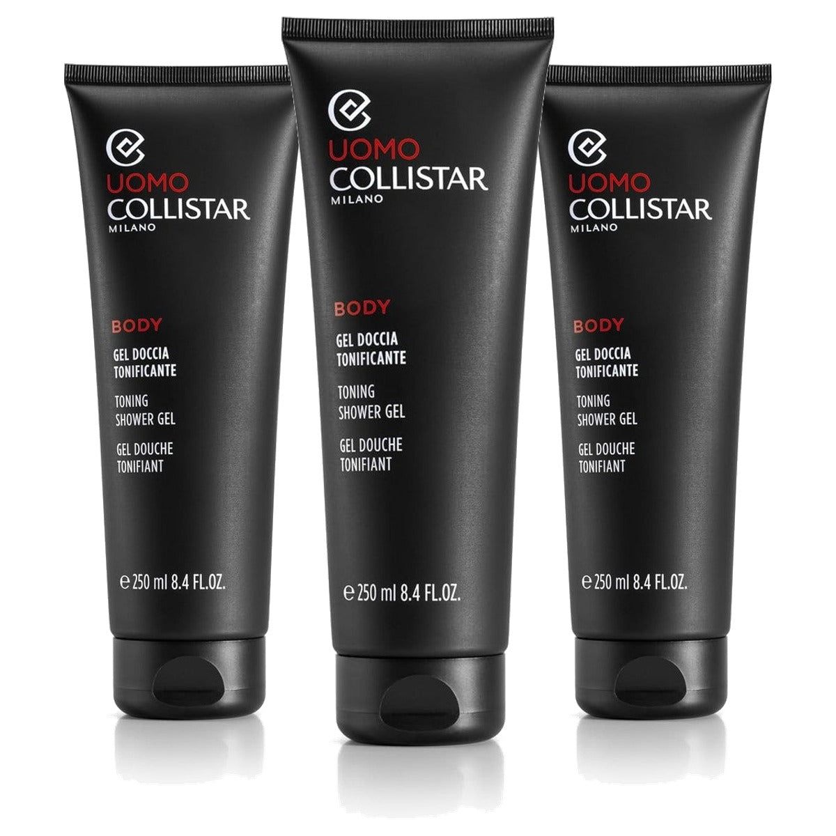 Collistar Toniserende Douchegel 250 ml - 3-pack