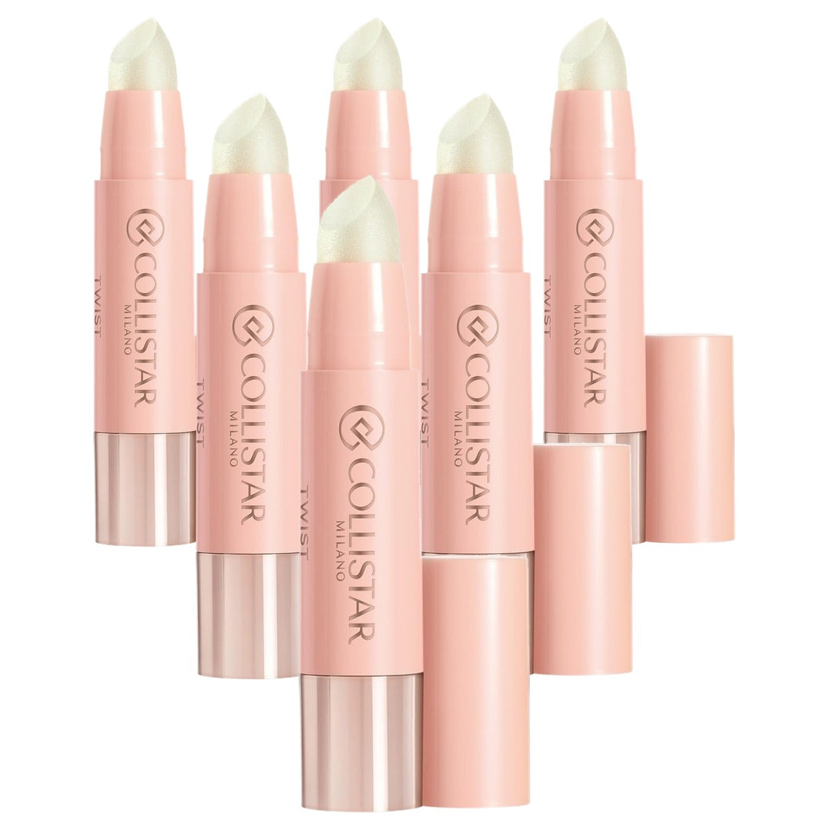 Collistar Twist Balmy Gloss nr. 201 Transparante Parel 2,8 g - 6-pack