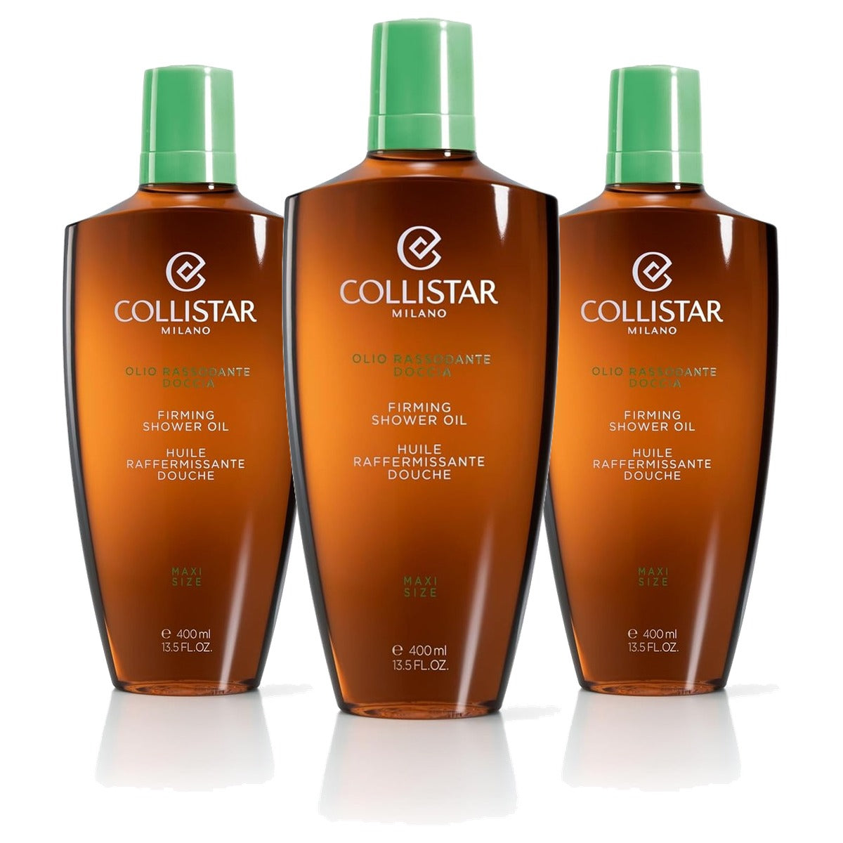 Collistar Verstevigende Doucheolie voor Gevoelige en Droge Huid 400 ml - 3-pack
