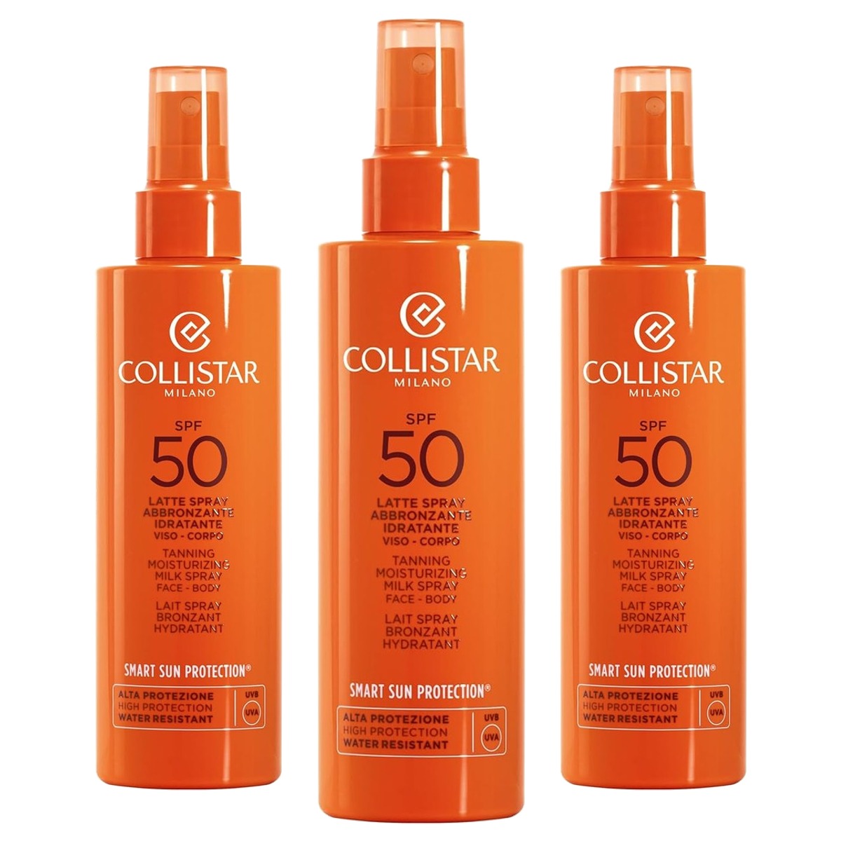 Collistar Vochtinbrengende Bruiningsspray SPF 50 200 ml - 3-pack