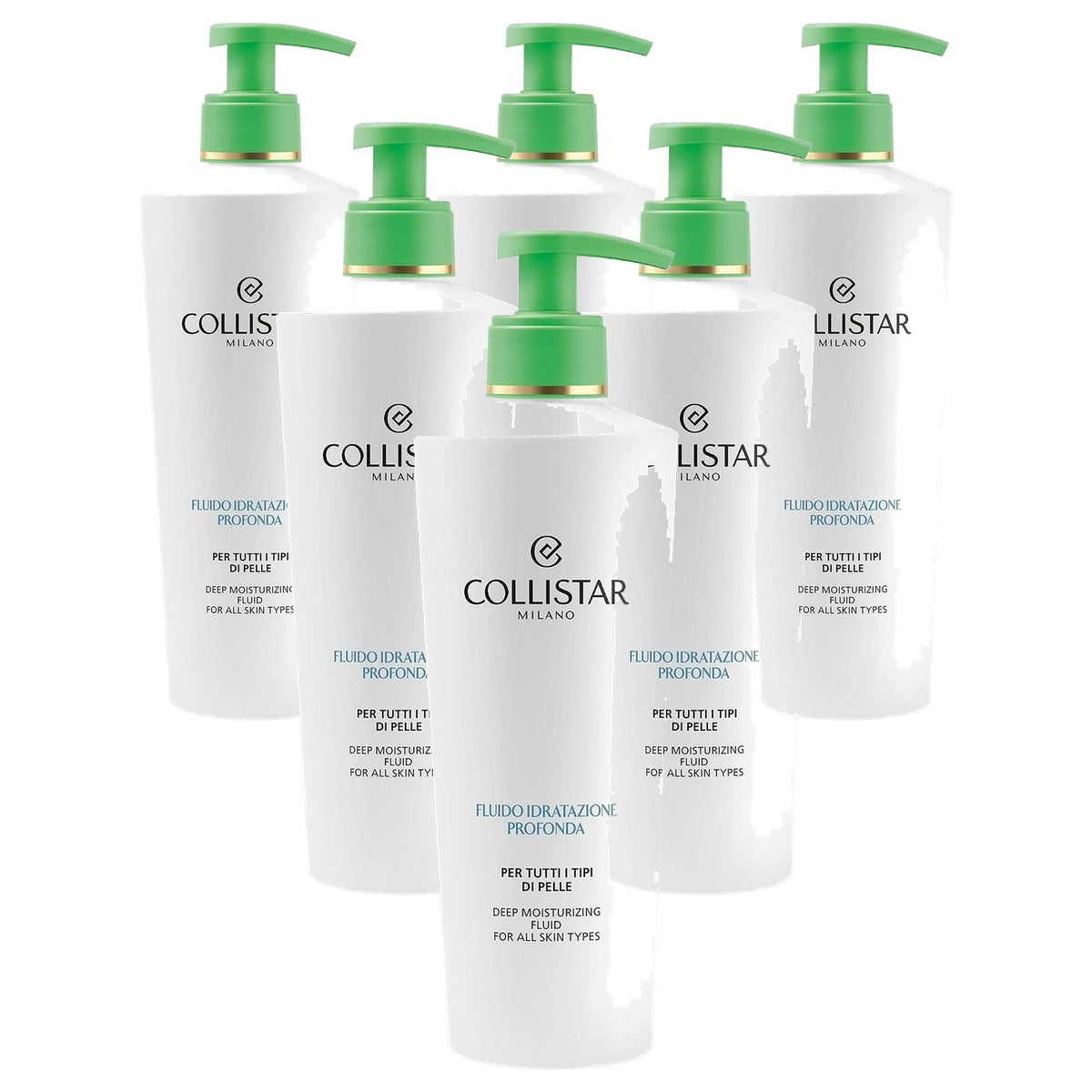 Collistar Diepe Vochtinbrengende Vloeistof 72 Uur Vocht 400 ml - 6-pack
