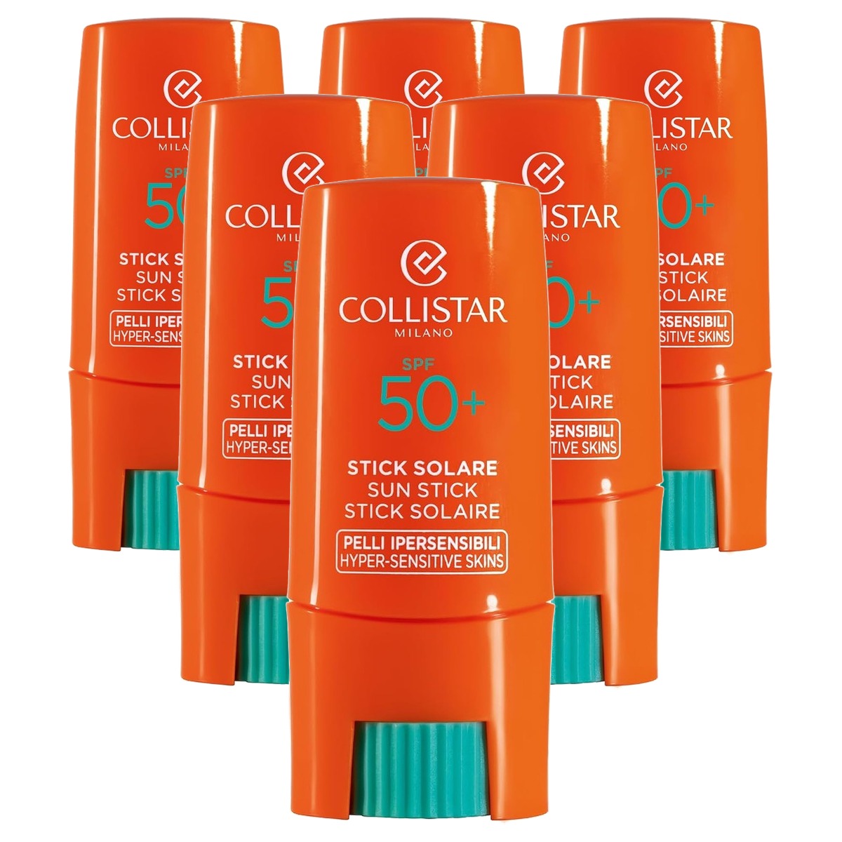 Collistar Zonweringsstift SPF 50+ voor Hypergevoelige Huid 9 ml - 6-pack