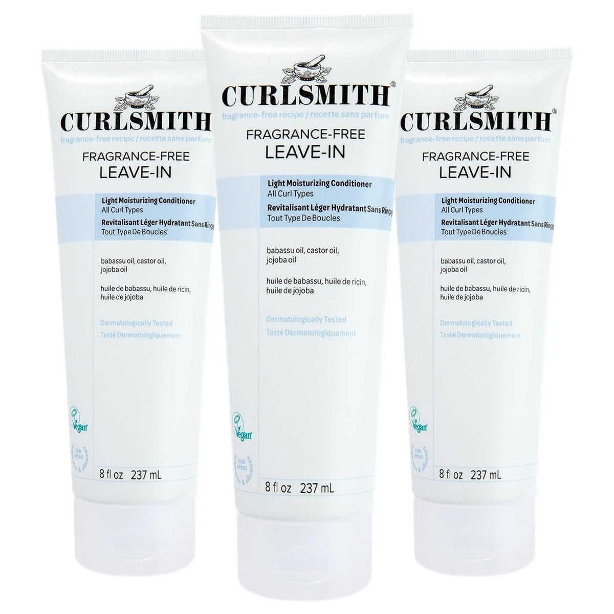 Curlsmith Geurvrije Leave-In Conditioner - 3-pack