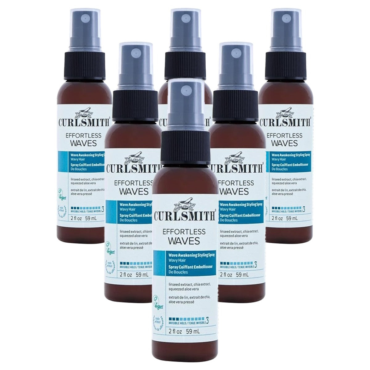 Curlsmith Moeiteloze Golven Krulspray - 6-pack