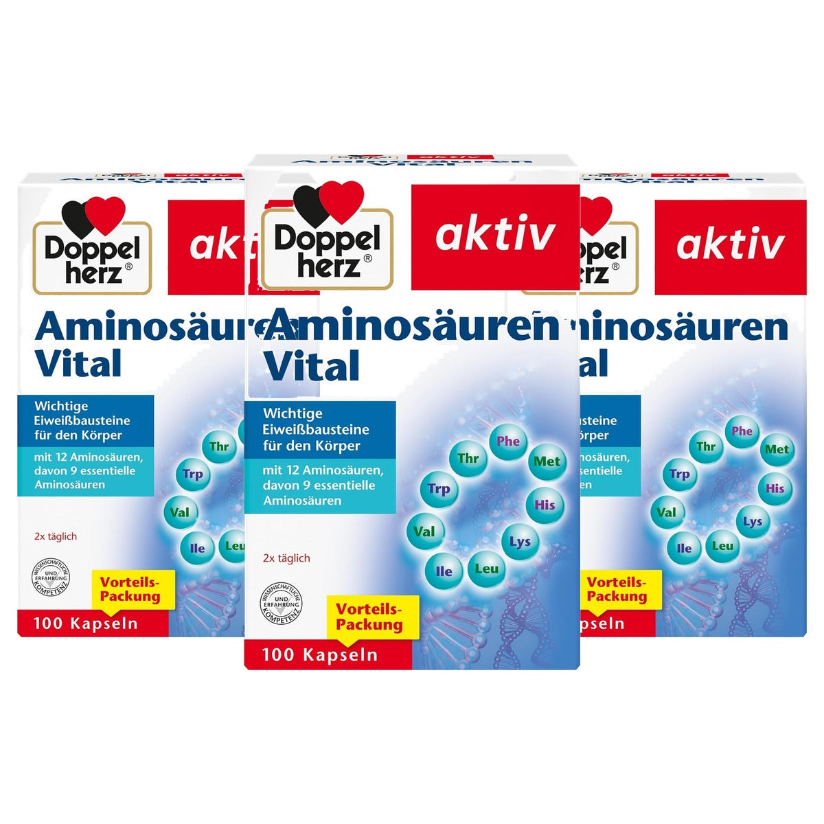 Doppelherz Aminozuren Vital 100 capsules - 3-pack