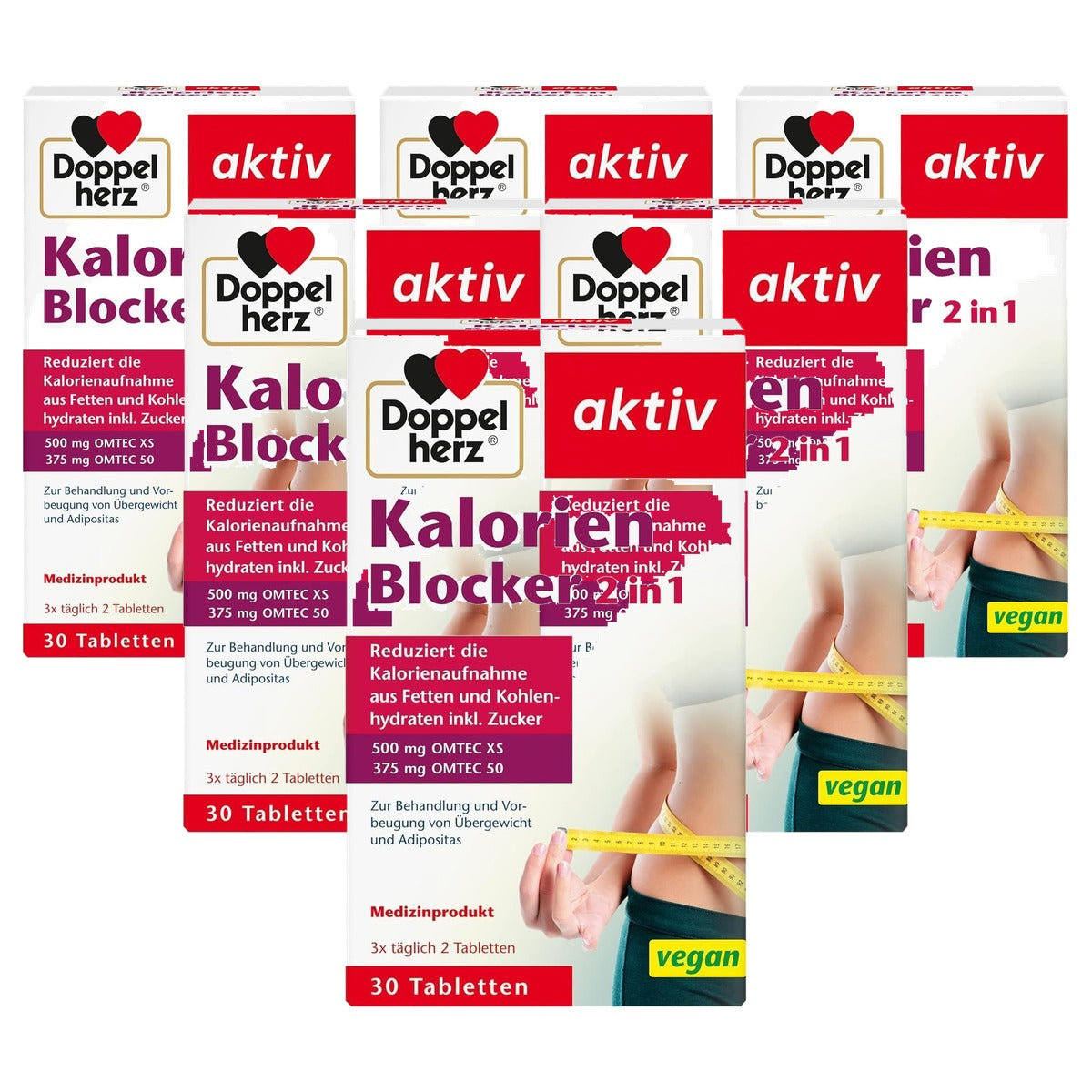 Doppelherz Calorieblocker 2-in-1 30 Tabletten - 6-pack