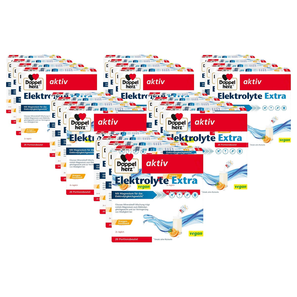 Doppelherz Elektrolyten Extra Sinaasappel 4 x 20 Portiezakjes - 6-pack