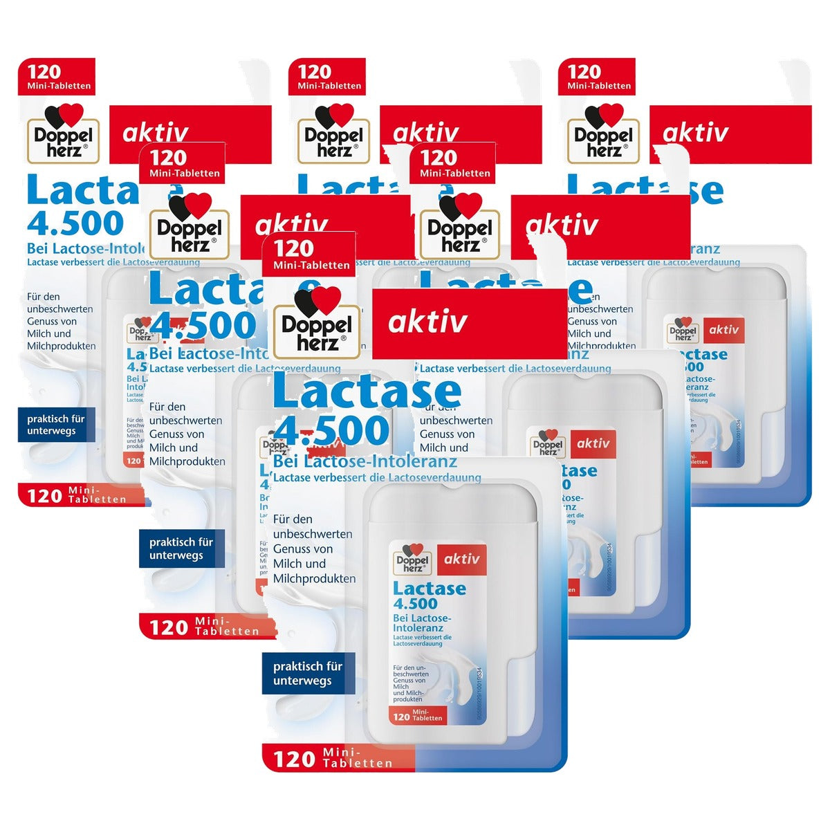 Doppelherz Lactase 4.500 120 tabletten - 6-pack