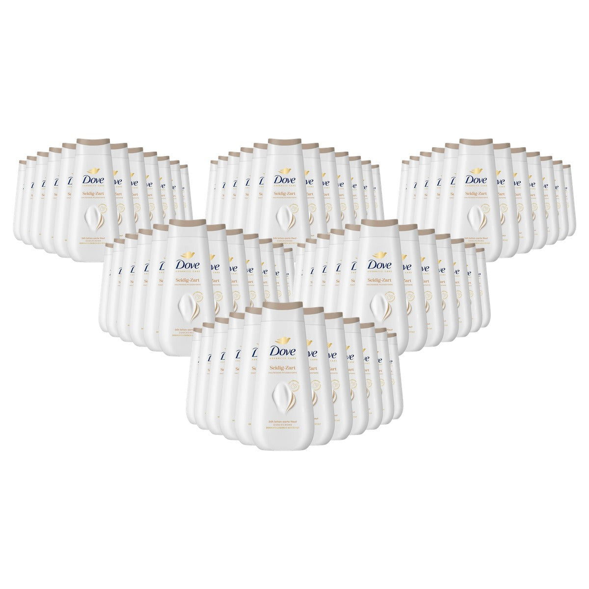 Dove Advanced Care Douchecrème Zijdezacht 6 x 225 ml - Voordeelverpakking