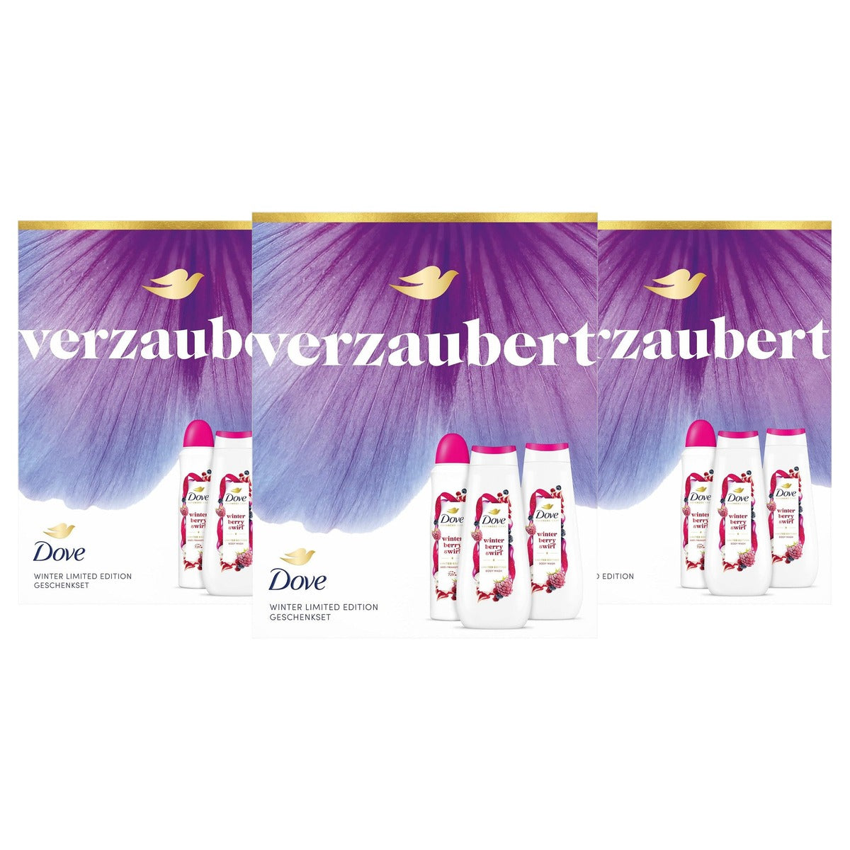 Dove Betovert Winter Limited Edition 225 ml + 225 ml + 3 x 150 ml - Voordeelverpakking
