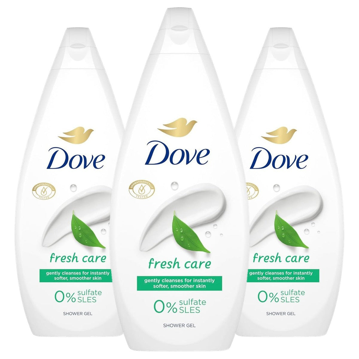 Dove Douchegel Frisse Verzorging 3 x 720 ml - Voordeelverpakking