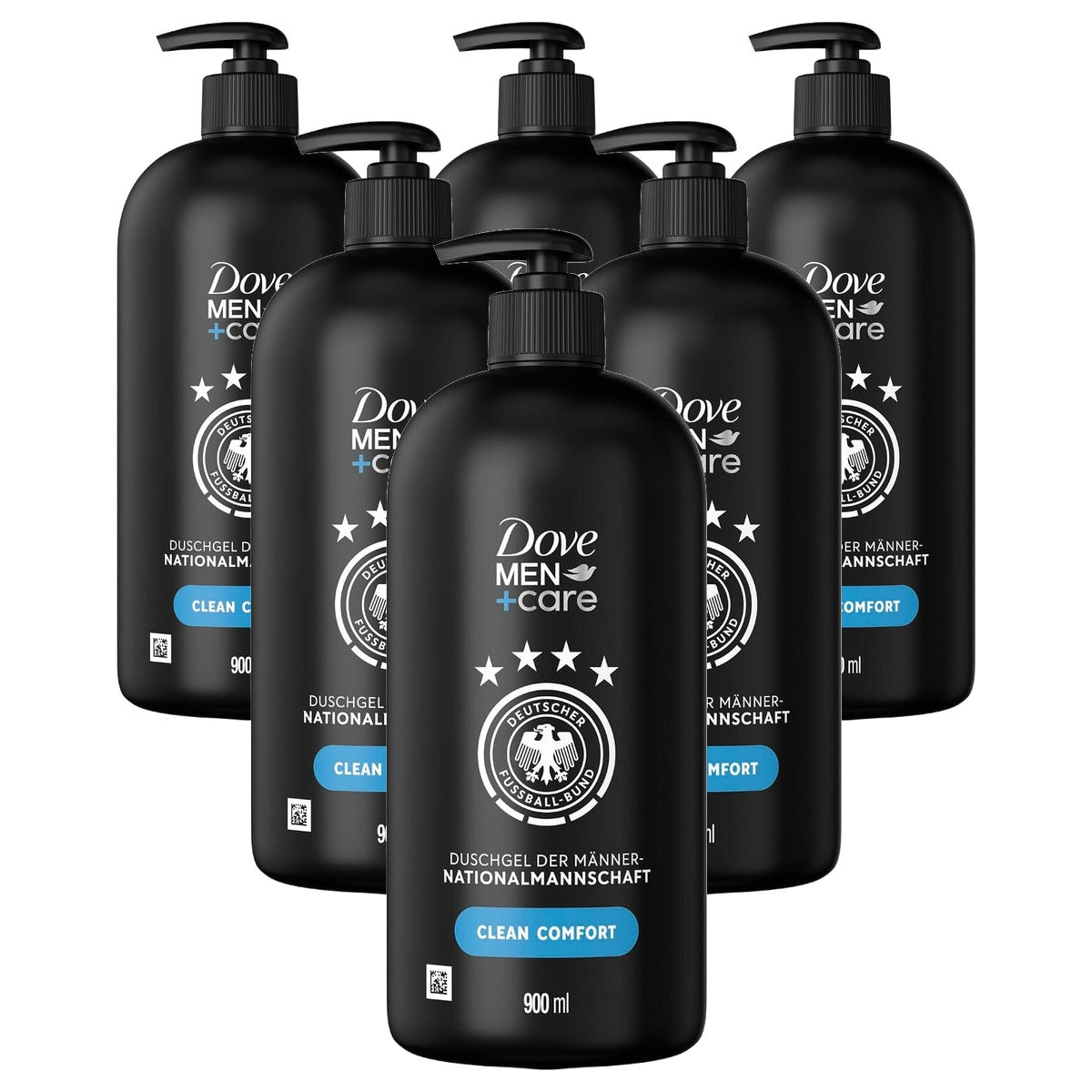 Dove Men+Care Clean Comfort DFB-Edition Douchegel 6 x 900 ml - Voordeelverpakking