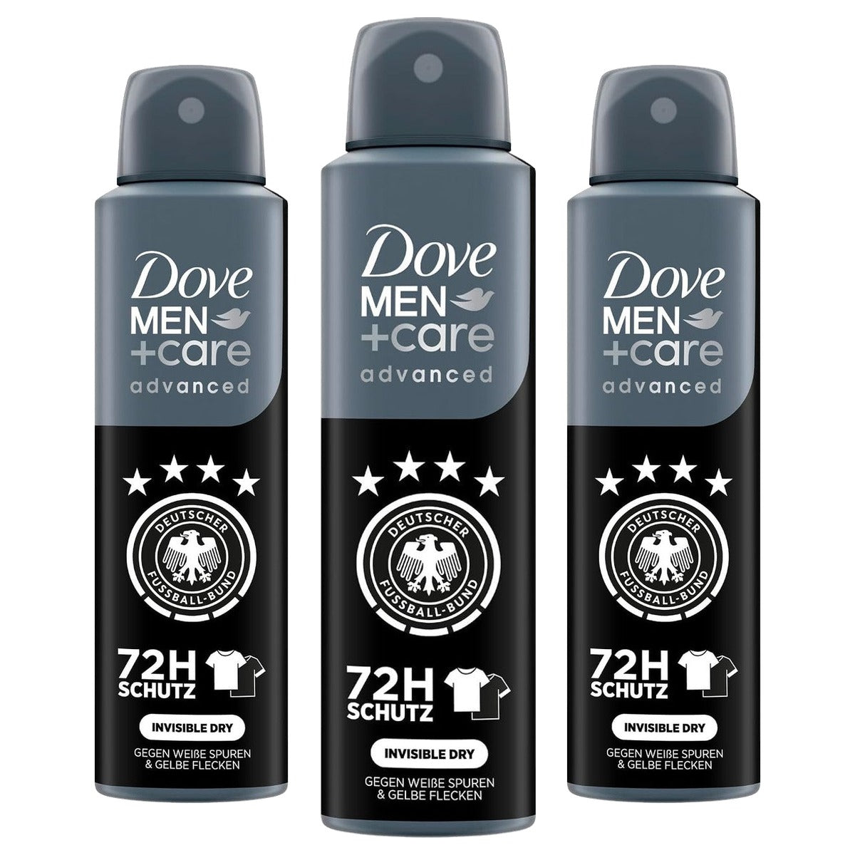 Dove MEN+care Advanced Invisible Dry Anti-Transpirant 3 x 150 ml - Voordeelverpakking