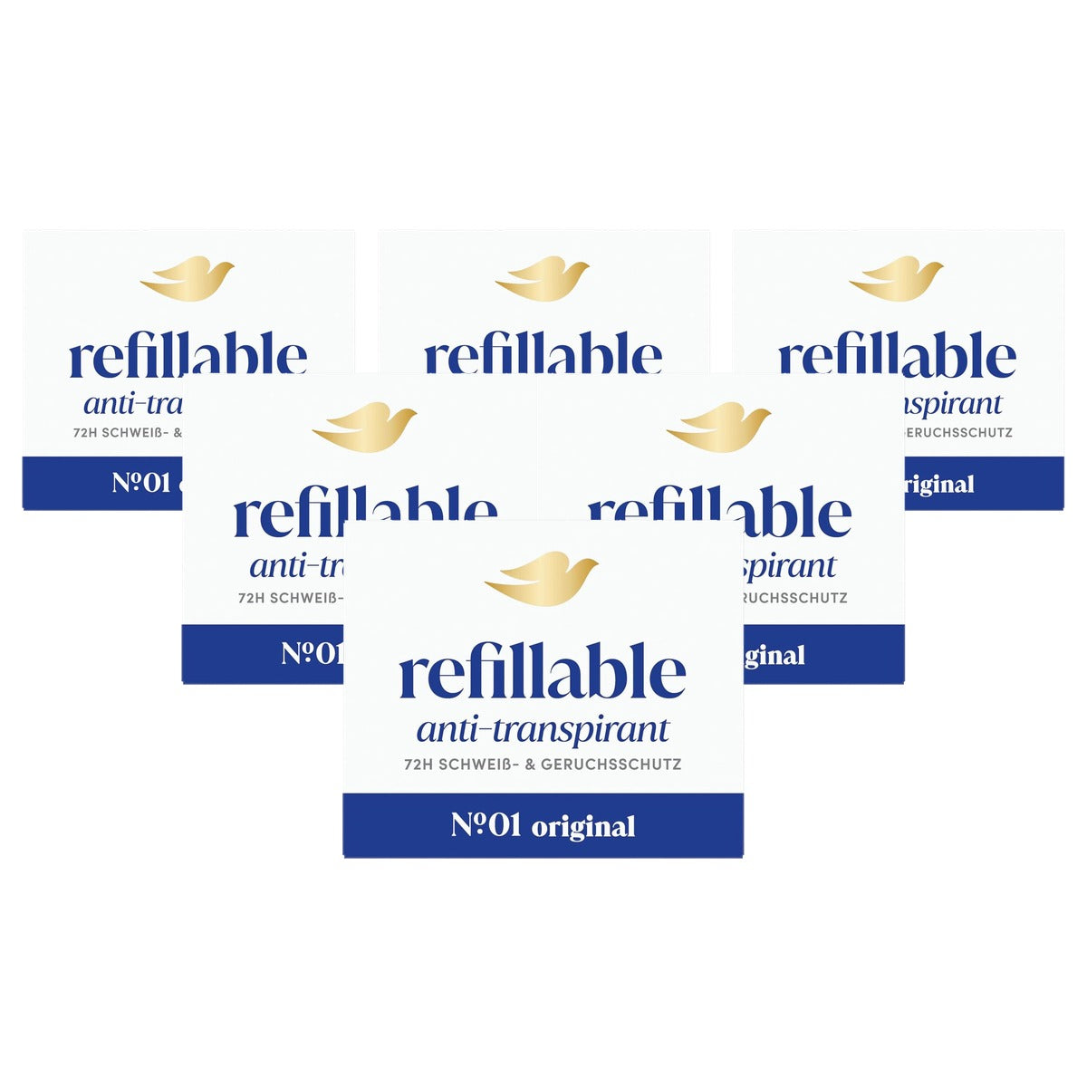 Dove No. 01 Original Refill Deo Stick 6 x 35 ml - Voordeelverpakking