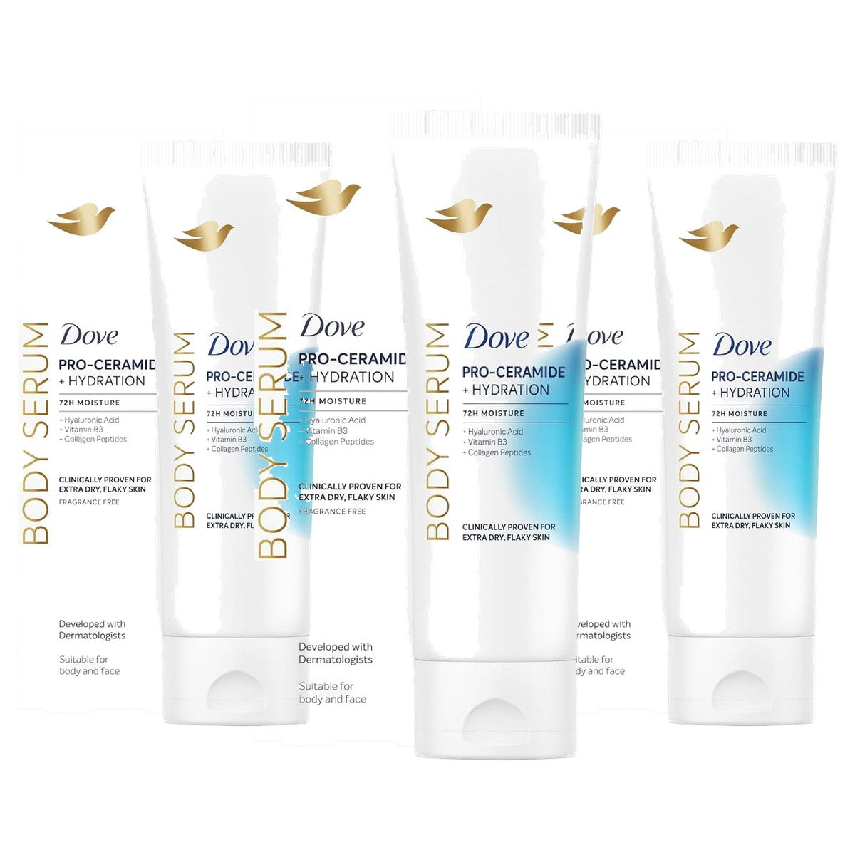 Dove Pro-Ceramide Hydration Lichaamsserum 3 x 200 ml - Voordeelverpakking