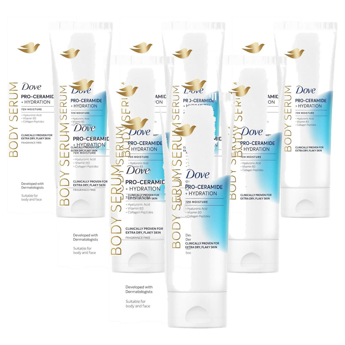 Dove Pro-Ceramide Hydration Lichaamsserum 6 x 200 ml - Voordeelverpakking