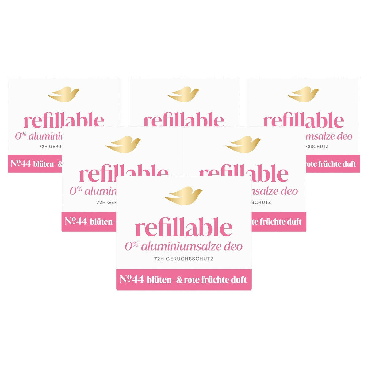 Dove Refill Deo Stick 0% No. 44 Bloesem & Rode Vruchten 6 x 35 ml - Voordeelverpakking