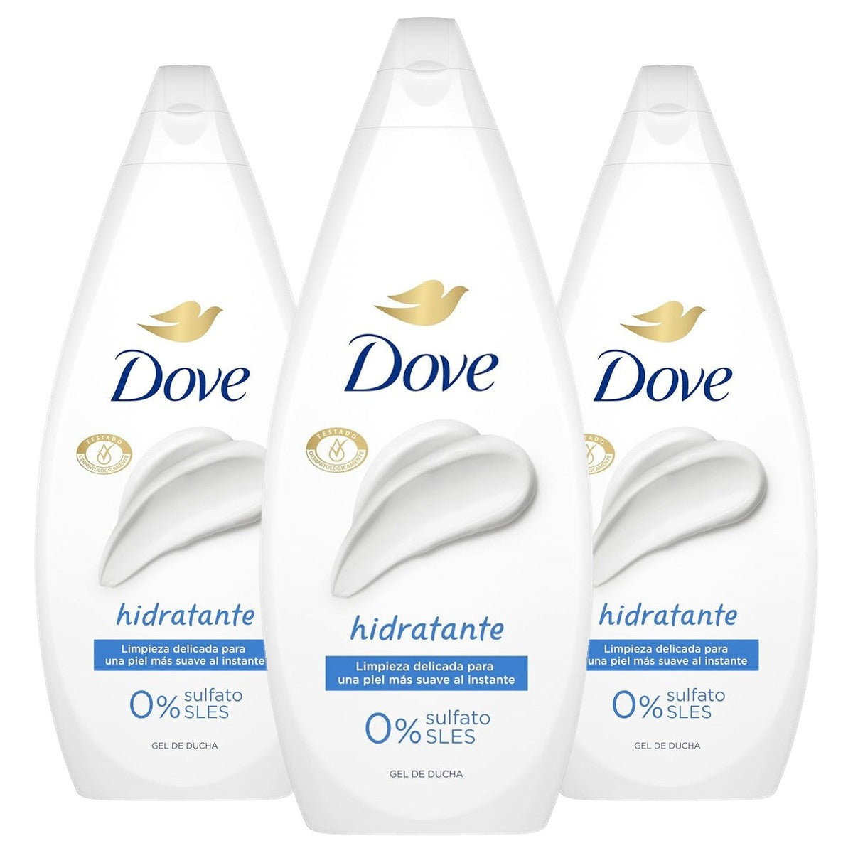 Dove Vochtinbrengende Douchegel Zachte Reiniging 3 x 720 ml - Voordeelverpakking