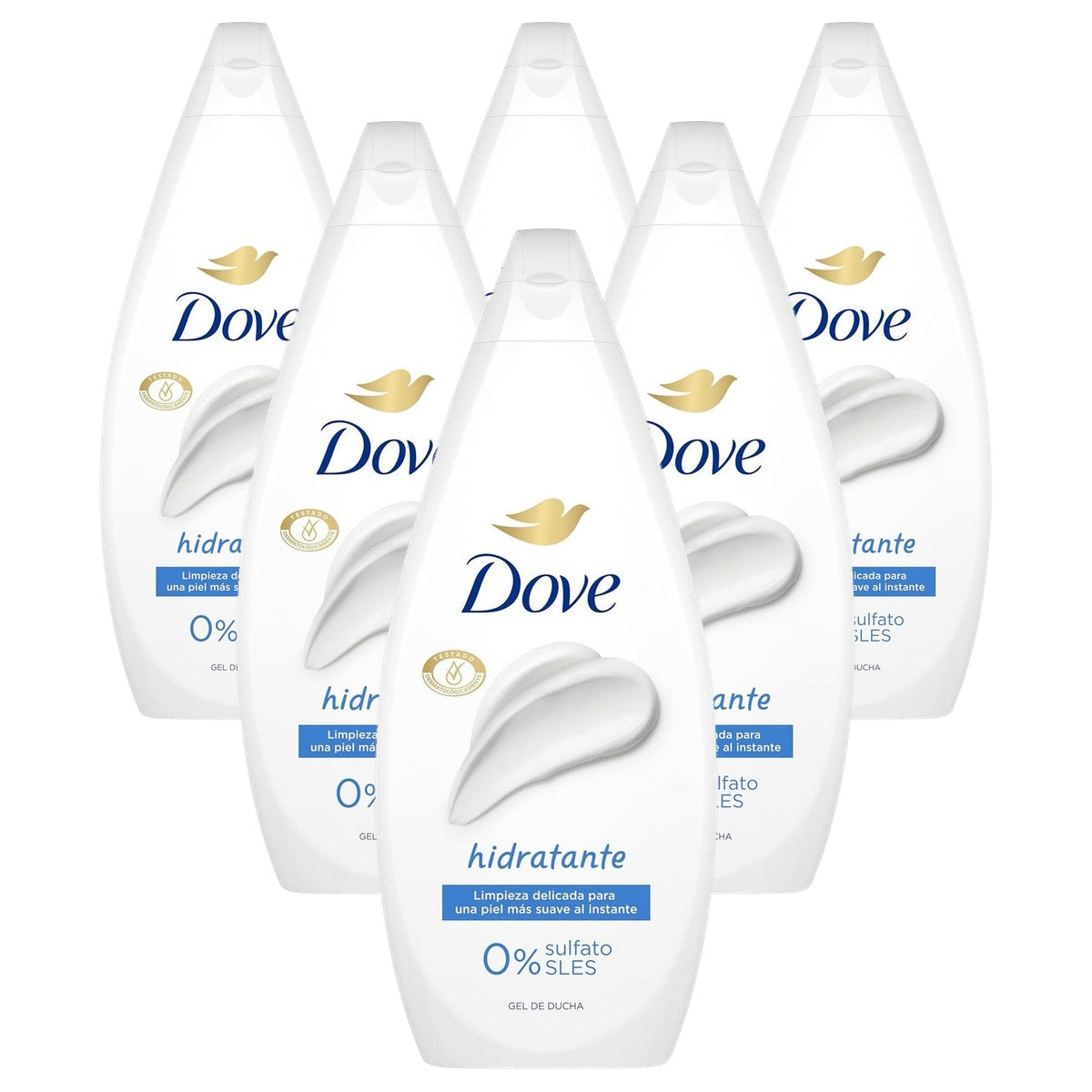 Dove Vochtinbrengende Douchegel Zachte Reiniging 6 x 720 ml - Voordeelverpakking