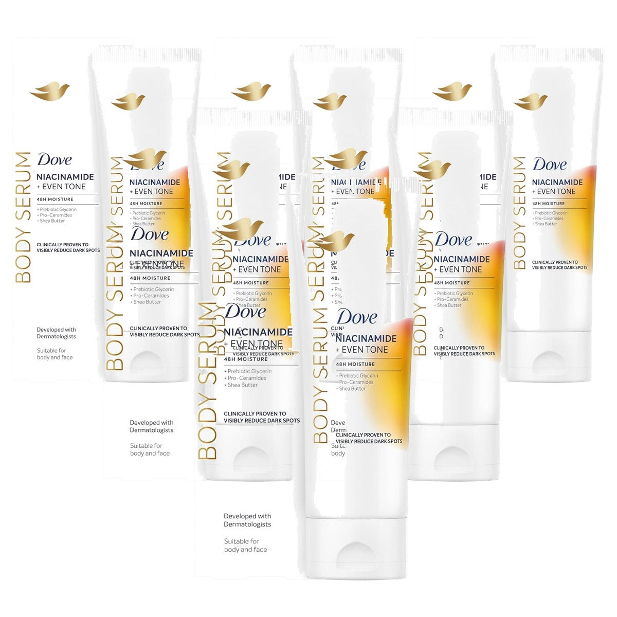 Dove Vochtserum Niacinamide Even Tone 6 x 200 ml - Voordeelverpakking