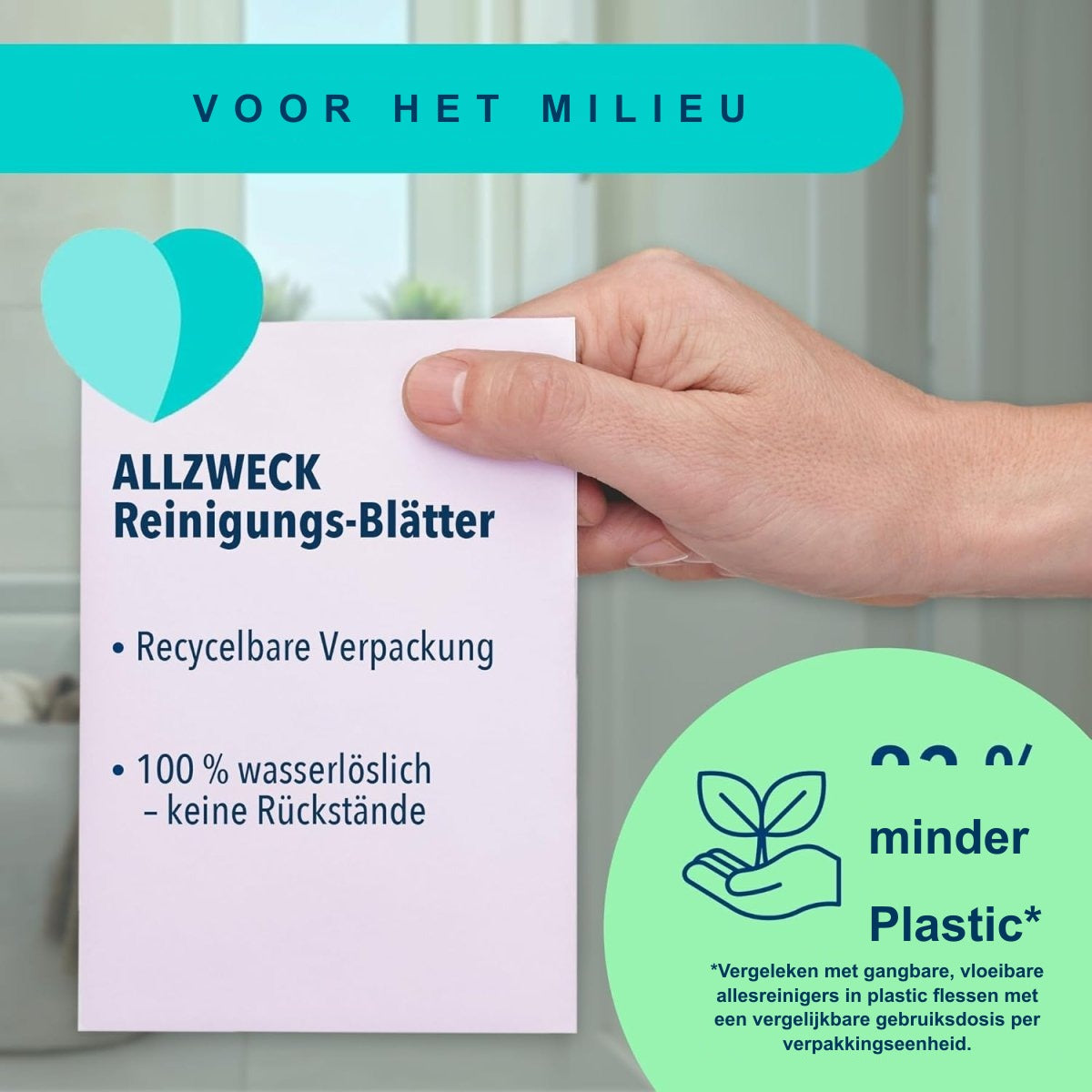 Dr. Beckmann Allesreiniger Magic Leaves Reinigingsbladen Spring Fresh 20 vellen