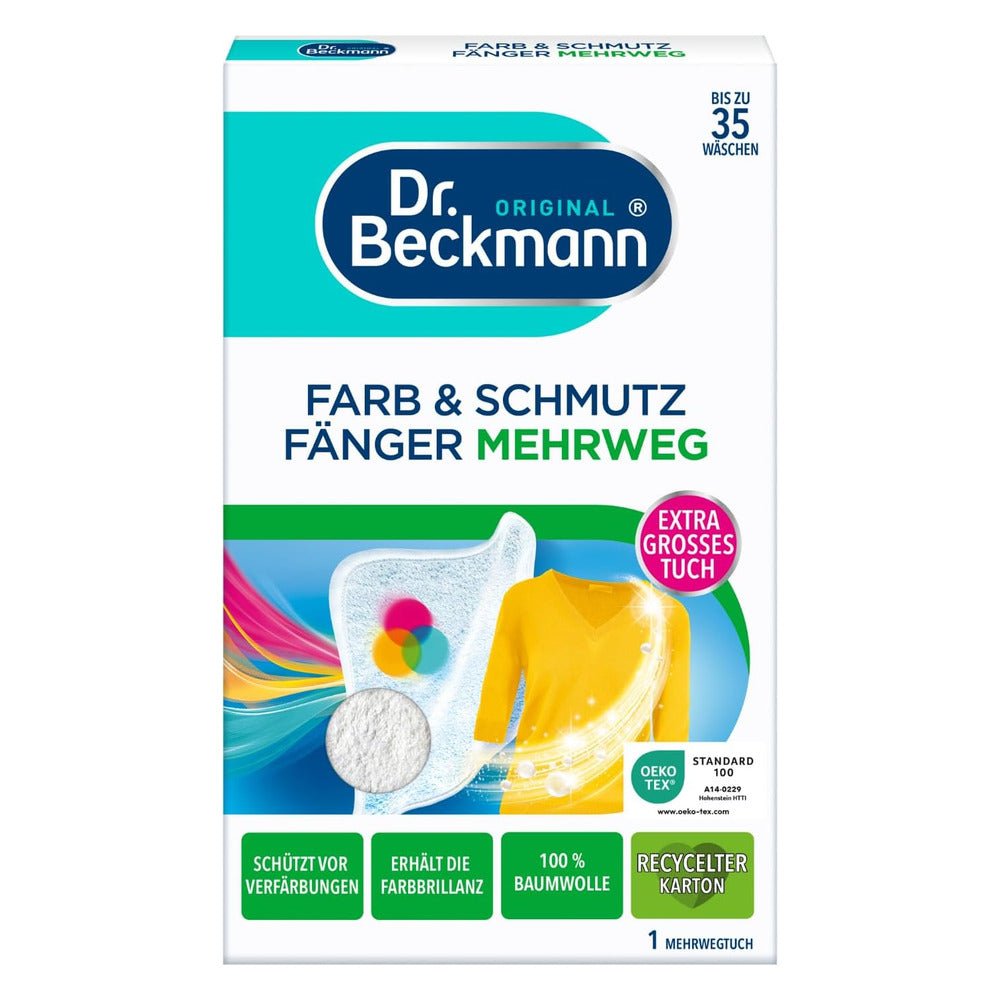 Dr. Beckmann Color Catcher Herbruikbare Kleurvanger Doek 1 stuk door Huishoudvoordeel nu bij Huishoudvoordeel