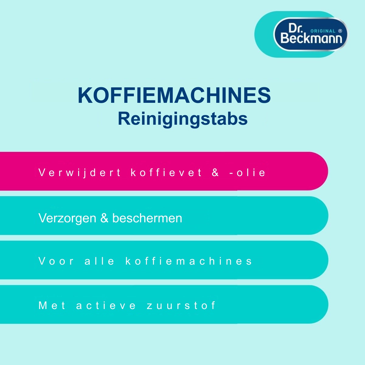 Dr. Beckmann Koffiemachine Reinigingstabletten 6 stuks