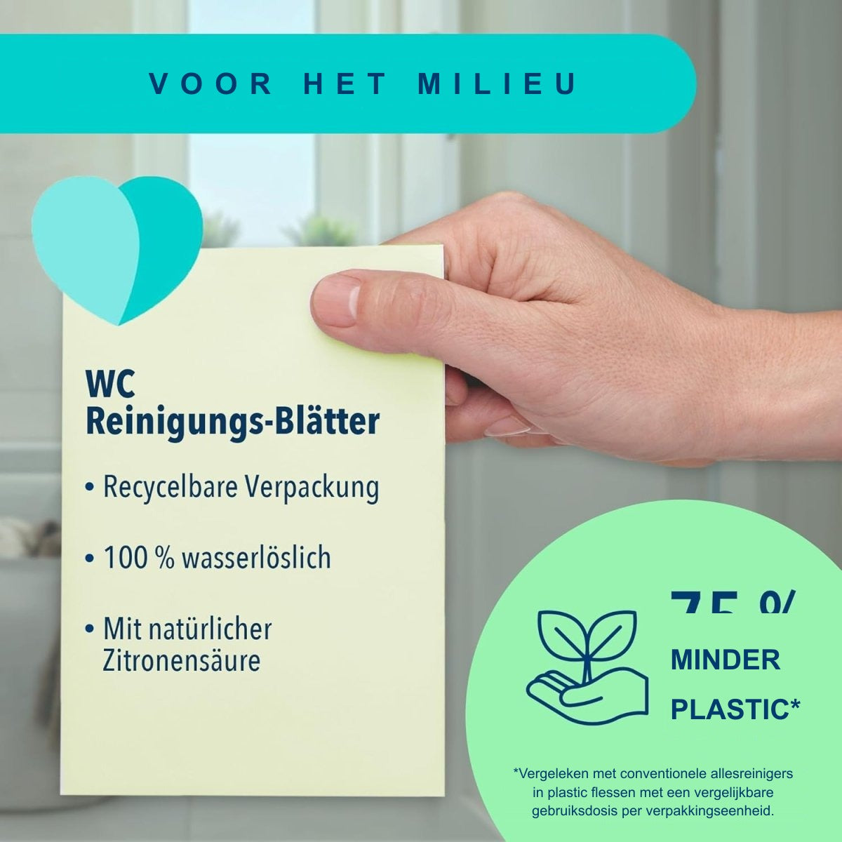 Dr. Beckmann Toilet Reinigingsbladen Citrus Sensation 20 vellen WC Reiniger