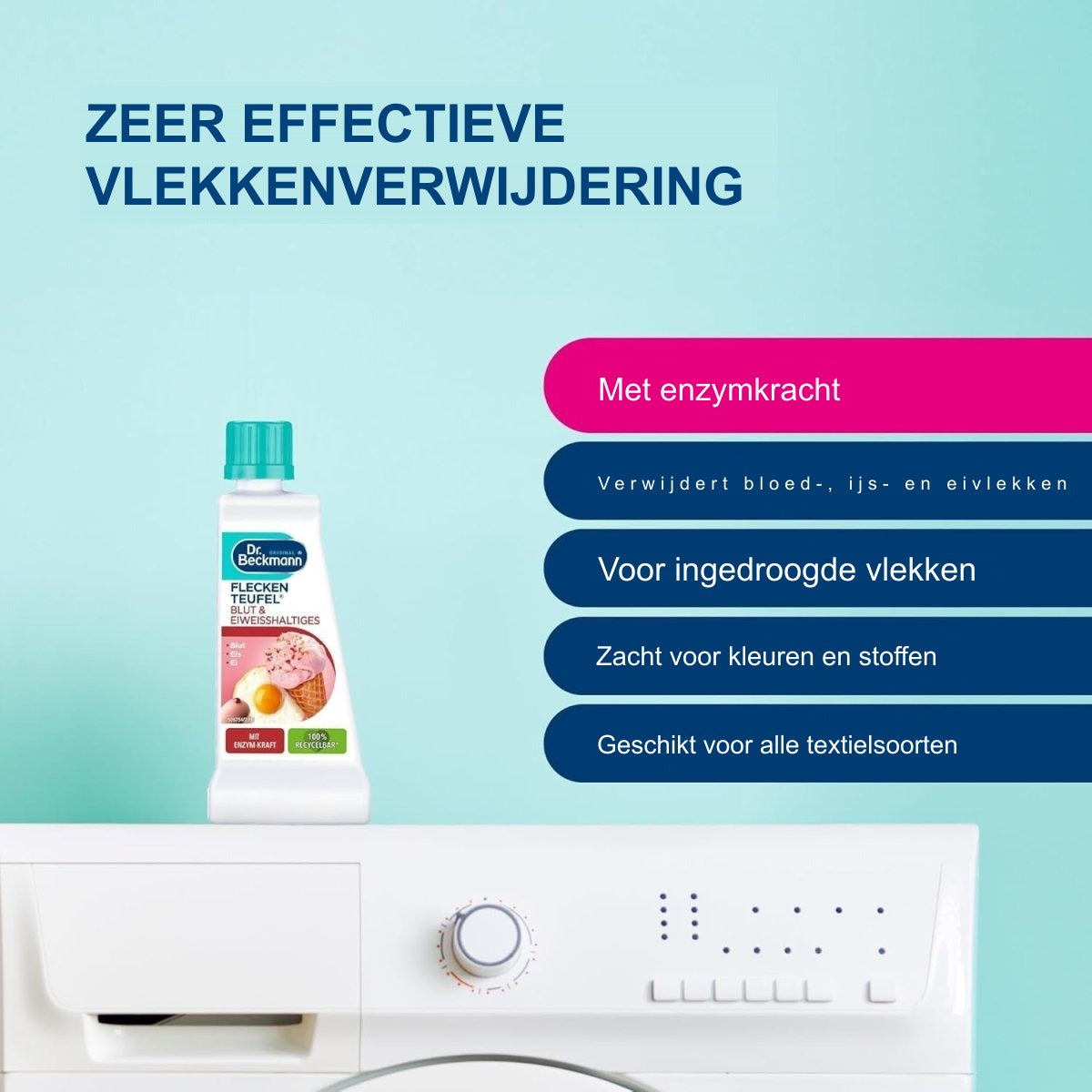Dr. Beckmann Vlekkenduivel Bloed & Eiwit Vlekkenverwijderaar 50 ml