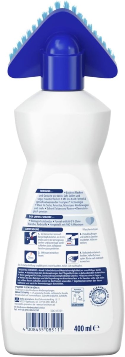 Dr. Beckmann Vlekkenverwijderaar voor Bank, Bekleding en Stoffen 400 ml - Vlekkenborstel door Huishoudvoordeel nu bij Huishoudvoordeel