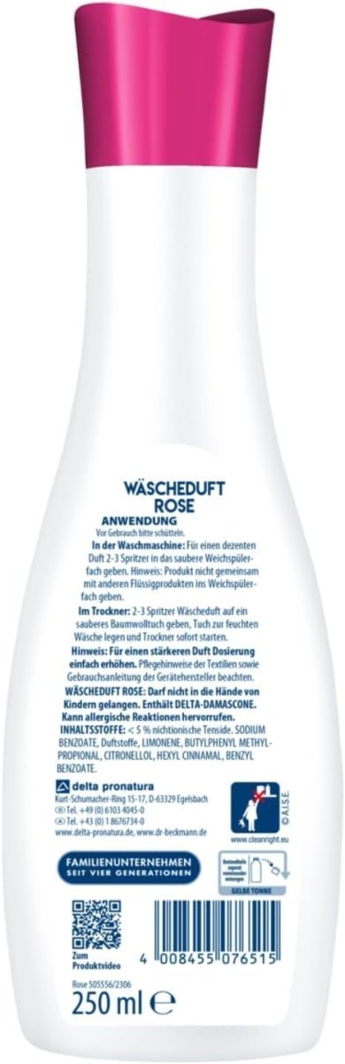 Dr. Beckmann Wasparfum Sensual Blossom Wasgeur 250 ml door Huishoudvoordeel nu bij Huishoudvoordeel
