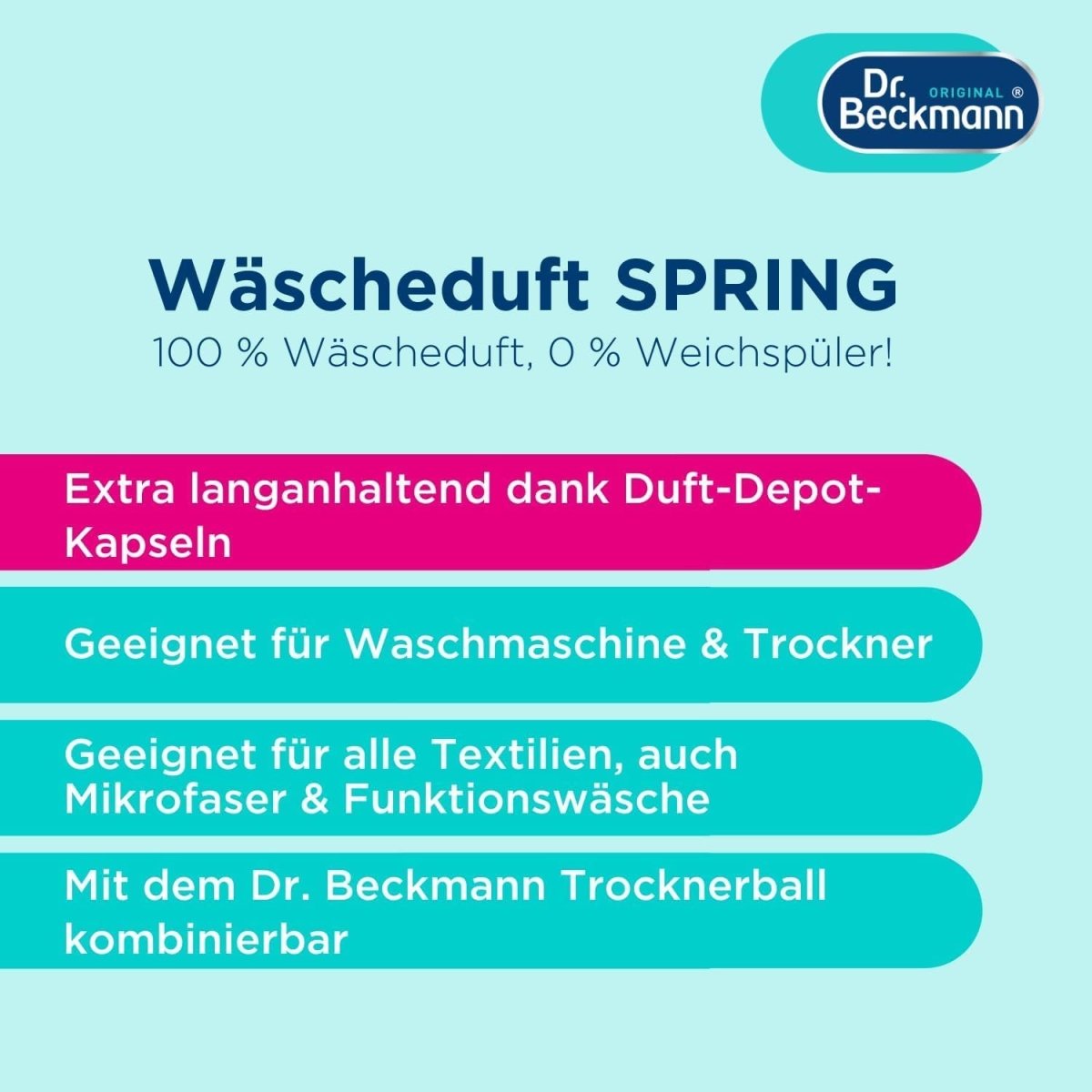 Dr. Beckmann Wasparfum Spring Wasgeur 250 ml door Huishoudvoordeel nu bij Huishoudvoordeel