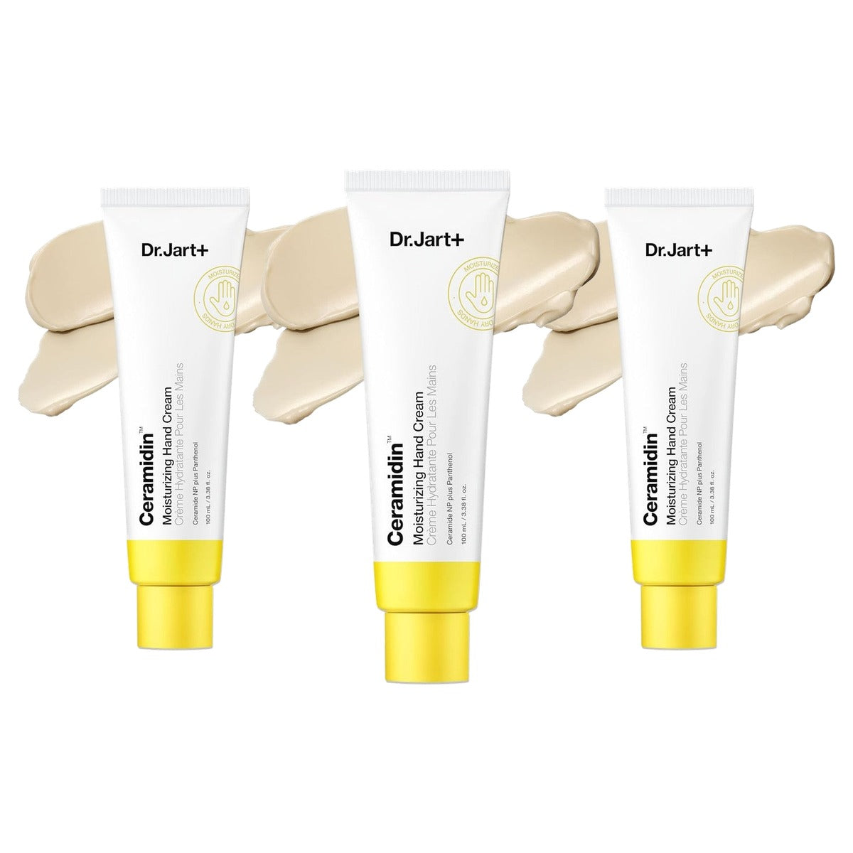 Dr. Jart+ Ceramidin Hydraterende Handcrème 100 ml - 3-pack