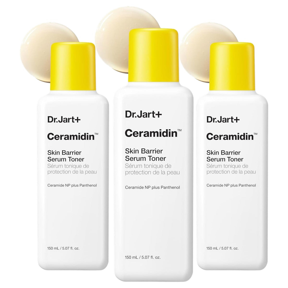 Dr. Jart+ Ceramidin Huidbarrière Serumtoner 150 ml - 3-pack