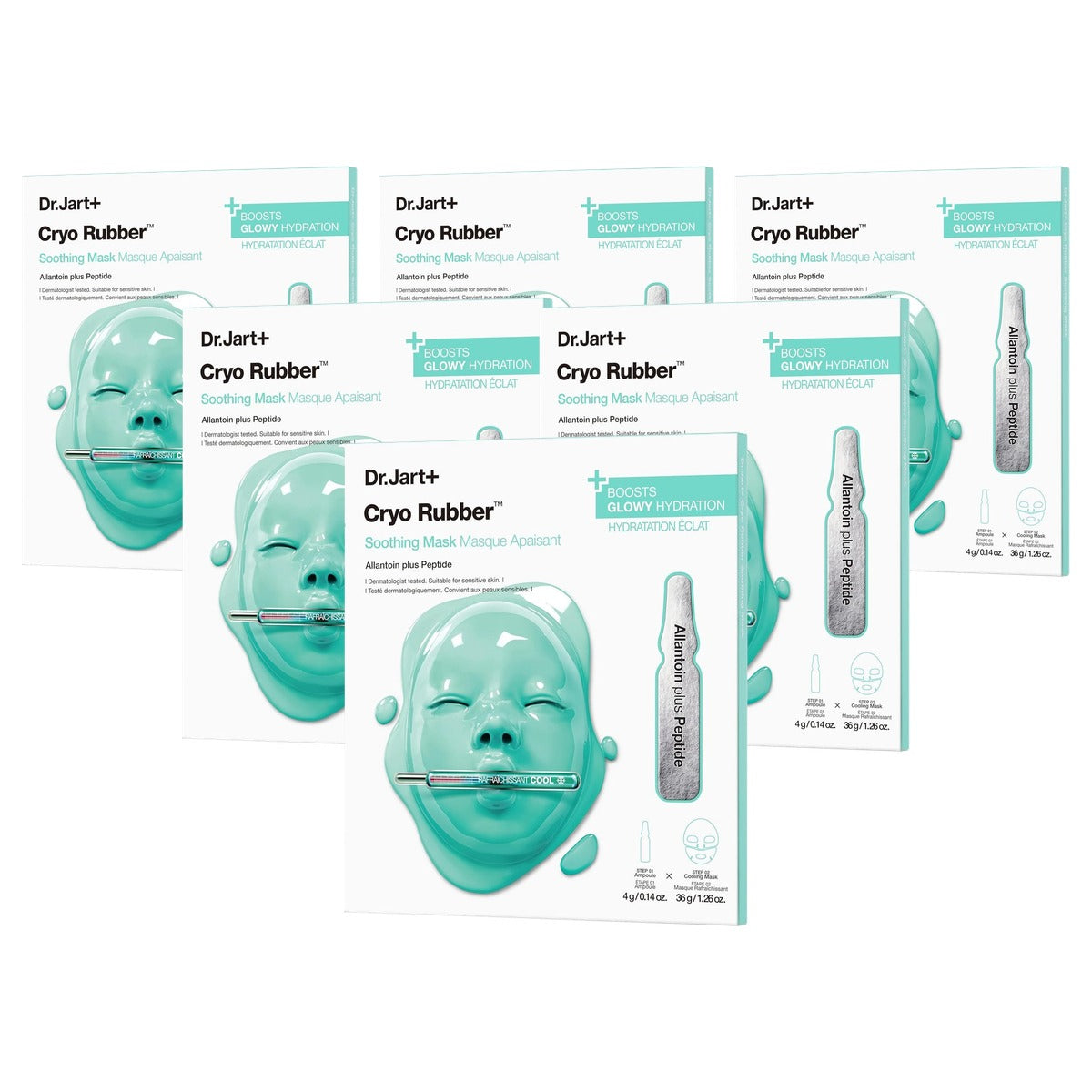 Dr. Jart+ Cryo Rubber Verkoelend Masker met Allantoïne - 6-pack