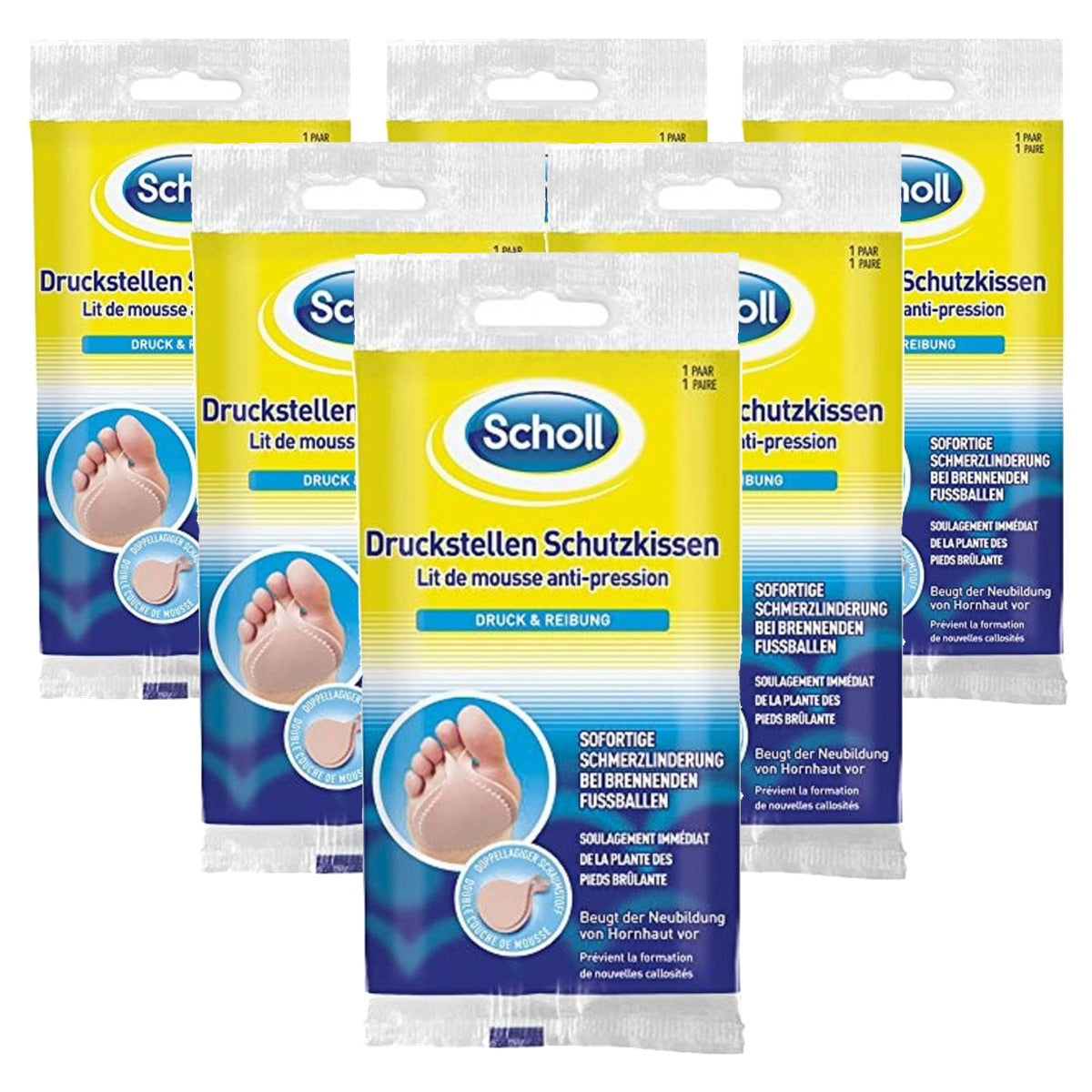 Dr. Scholl's Beschermkussen voor drukplekken - 6-pack