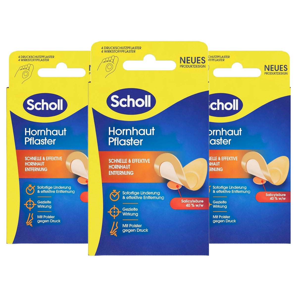 Dr. Scholl's Eeltpleisters 4 + 4 pleisters - 3-pack