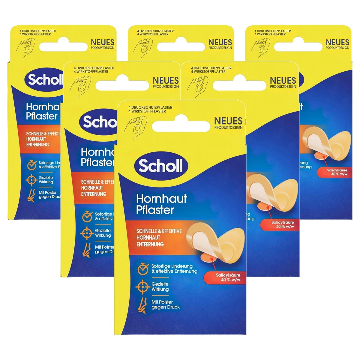 Dr. Scholl's Eeltpleisters 4 + 4 pleisters - 6-pack