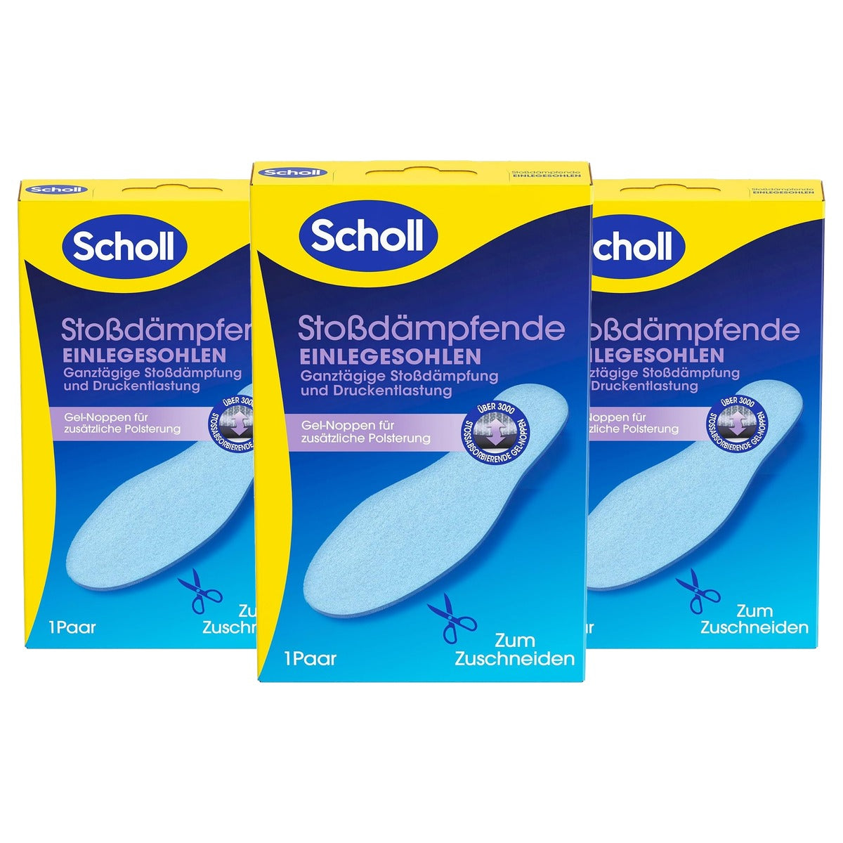 Dr. Scholl's inlegzolen - 3-pack