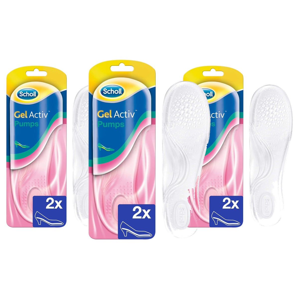 Dr. Scholl's GelActiv inlegzolen pumps 1 paar - 3-pack