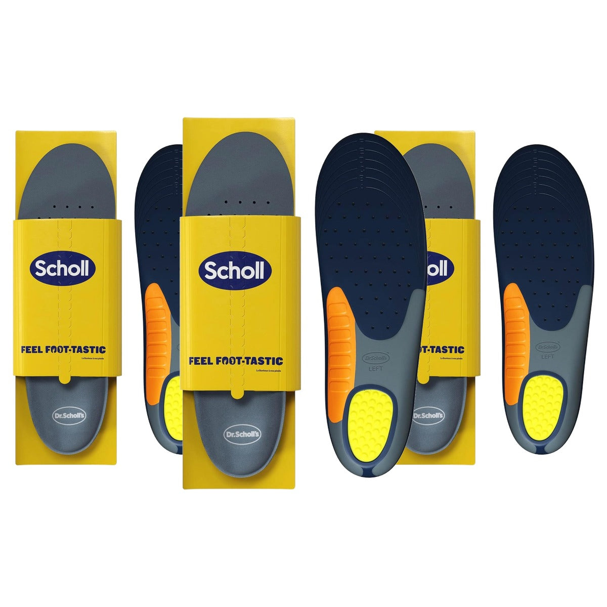 Dr. Scholl's Heavy Duty Support inlegzolen mannen maat 40-46,5 - 3-pack