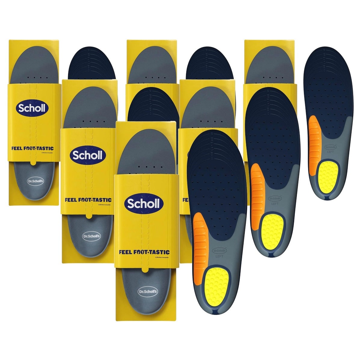 Dr. Scholl's Heavy Duty Support inlegzolen mannen maat 40-46,5 - 6-pack