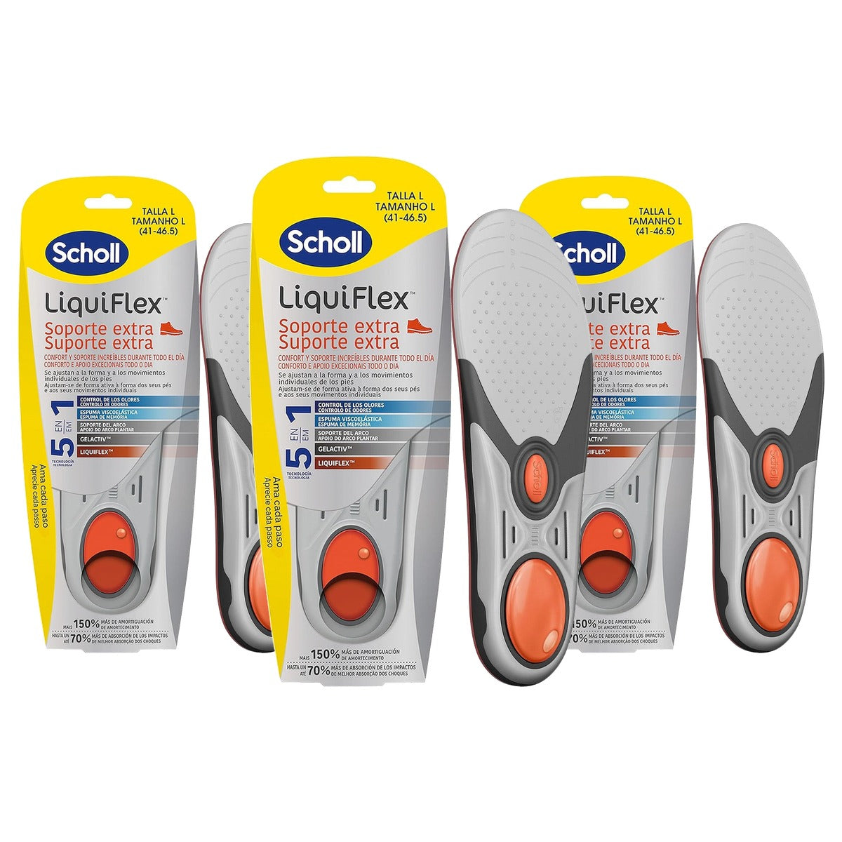 Dr. Scholl's LiquiFlex sjablonen - 3-pack